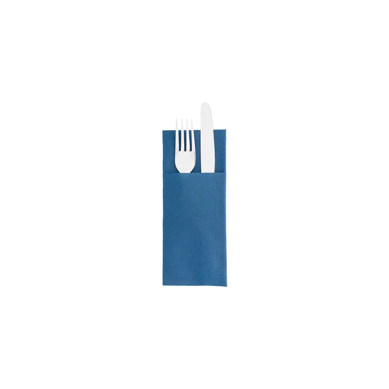 SERVIETTES "CANGURITO"  55 G/M2 33x40 CM BLEU MARINE AIRLAID (700 UNITÉ)