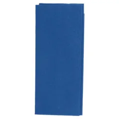 SACS COUVERTS + SERV. AIRLAID BLEU