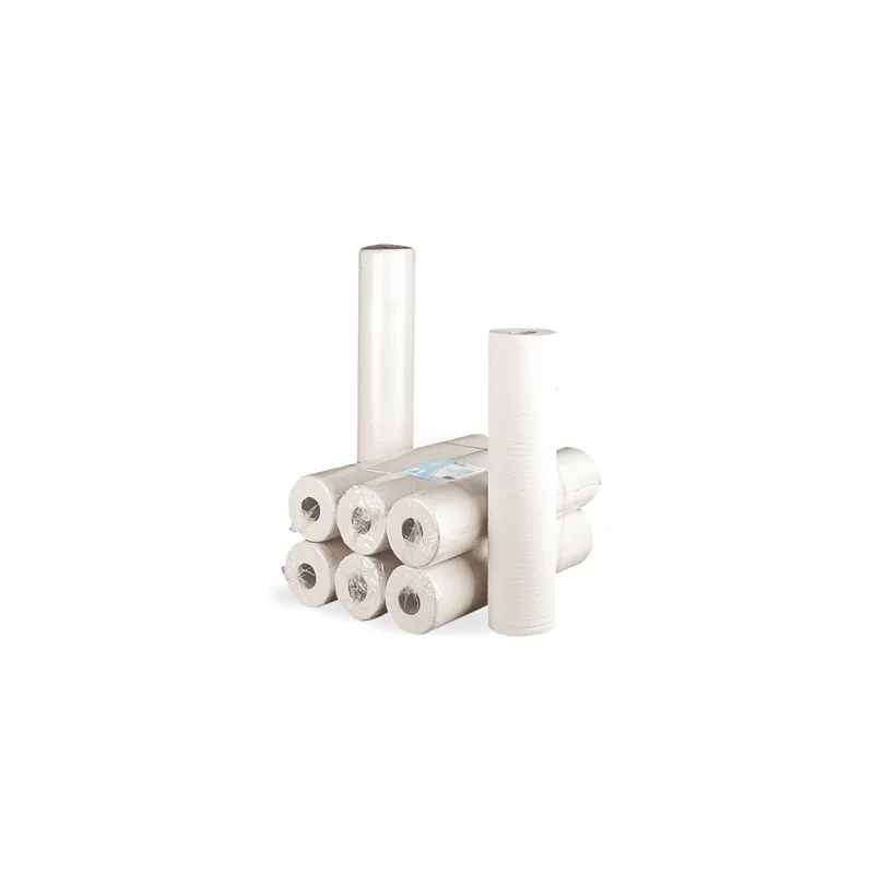 COUVERTURE LIT ECOLABEL 2 COUCHES 120FE  19 G/M2 0,65x48 M BLANC OUATE (12 UNITÉ)