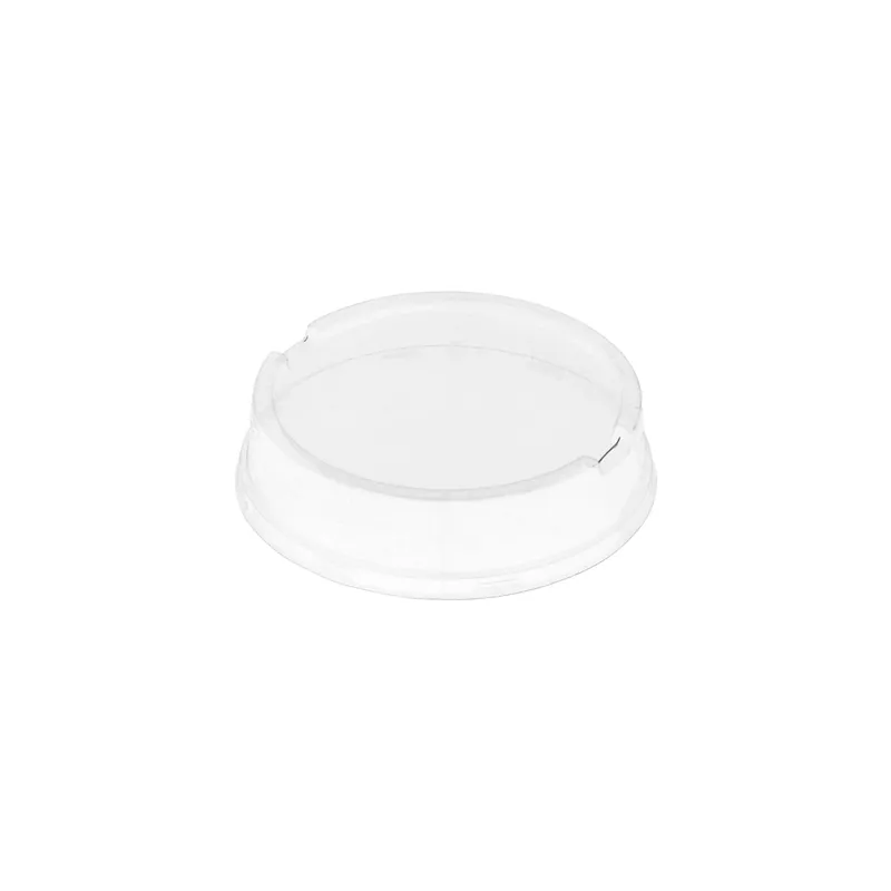 COUVERCLES POUR CODES 214.66/80   Ø 9,5x2,3 CM TRANSPARENT PET (100 UNITÉ)