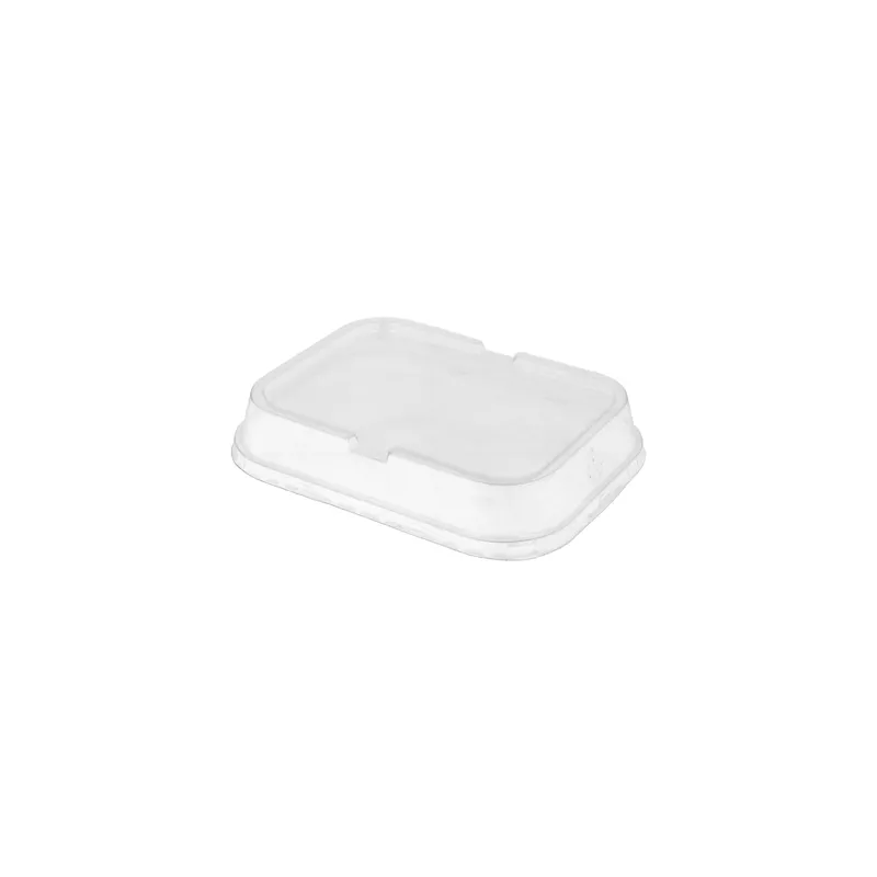 COUVERCLES POUR CODES 214.72/84   14,2x10,5x2,3 CM TRANSPARENT PET (100 UNITÉ)
