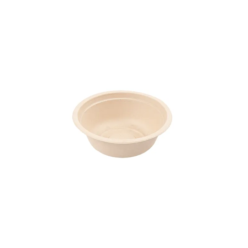 SALADIERS BIONIC 500 ML Ø 15,5x5,4 CM NATUREL BAGASSE (600 UNITÉ)