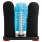 LAVE-VERRES 2 ÉPONGES + 1 BROSSES 10x18,7x19,5 CM ASSORTI LDPE (1 UNITÉ) LAVE-VERRES 2 ÉPONGES + 1 BROSSES