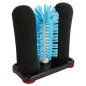 LAVE-VERRES 2 ÉPONGES + 1 BROSSES 10x18,7x19,5 CM ASSORTI LDPE (1 UNITÉ) LAVE-VERRES 2 ÉPONGES + 1 BROSSES