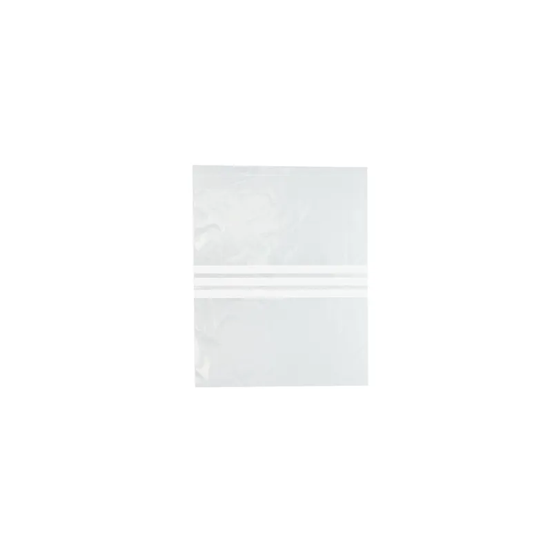SACS 3 BANDES AVEC FERMETURE ZIP 92 G/M2 50µ 33x40 CM TRANSPARENT LDPE (500 UNITÉ) SACS 3 BANDES AVEC FERMETURE ZIP 92 G/M2 50µ 33x40 CM TRANSPARENT LDPE (500 UNITÉ)