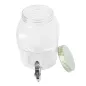 DISTRIBUTEUR DE BOISSONS WAKI GLASS 4 L Ø 15,5x25 CM TRANSPARENT VERRE (1 UNITÉ) DISTRIBUTEUR DE BOISSONS