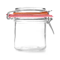 POT FERMETURE CLIP + PAPIER VICHY