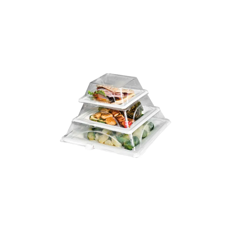 COUVERCLES POUR RÉFÉRENCE 215.94 27x27x5 CM TRANSPARENT PET (150 UNITÉ) COUVERCLES POUR RÉFÉRENCE 215.94 27x27x5 CM TRANSPARENT PET (150 UNITÉ)