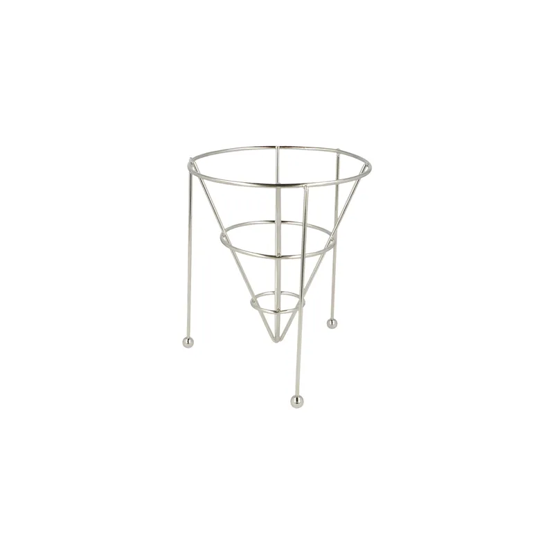 BASKET STACKABLE   12,7x15,24 CM ARGENTE INOX (12 UNITÉ)