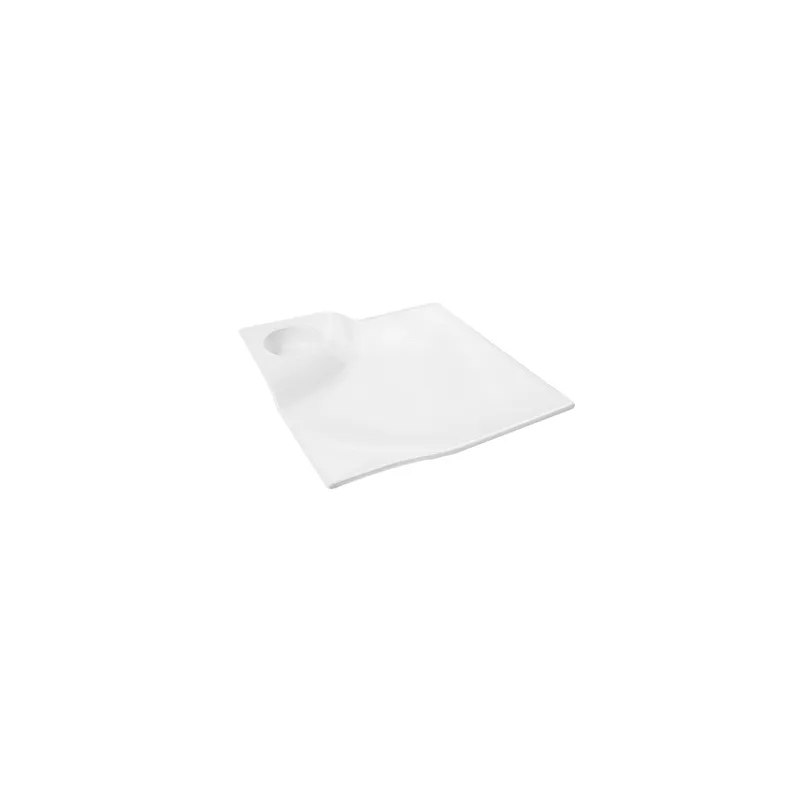 ASSIETTES CARRÉES 30,5x4 CM BLANC PORCELAINE (3 UNITÉ) ASSIETTES CARRÉES 30,5x4 CM BLANC PORCELAINE (3 UNITÉ)
