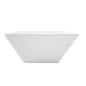 BOLS CARRÉS 1000 ML 17,5x7 CM BLANC PORCELAINE (3 UNITÉ) BOLS CARRÉS