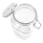 POT STOCKAGE + FERMETURE CLIP WAKI GLASS 2 L Ø 10,5x26 CM TRANSPARENT VERRE (12 UNITÉ) POT STOCKAGE + FERMETURE CLIP