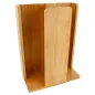 PORTE VERRES ET COUVERCLES BAMBOO 23x12x30 CM NATUREL BAMBOU (1 UNITÉ) PORTE VERRES ET COUVERCLES