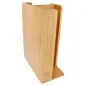 PORTE VERRES ET COUVERCLES BAMBOO 23x12x30 CM NATUREL BAMBOU (1 UNITÉ) PORTE VERRES ET COUVERCLES
