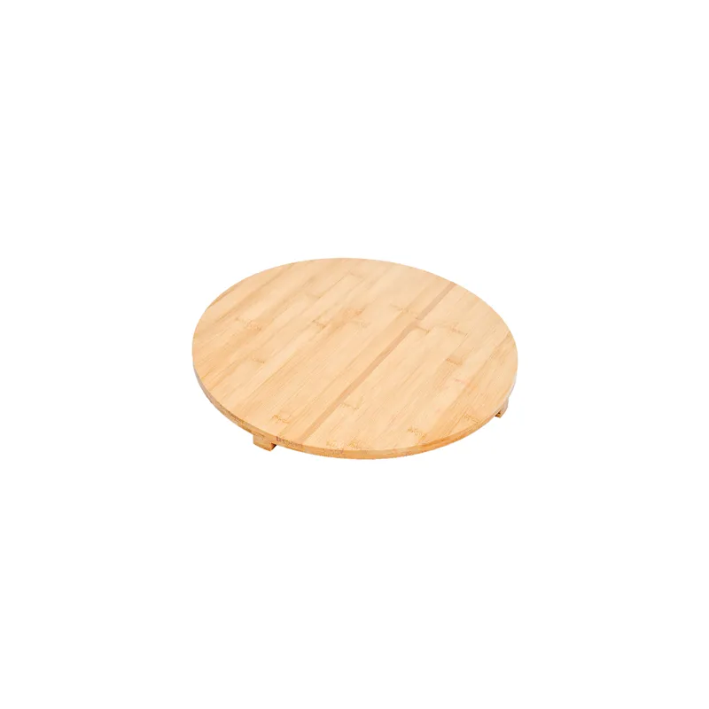 PLANCHE AVEC PIEDS BAMBOO Ø 42 x1,8 CM NATUREL BAMBOU (1 UNITÉ) PLANCHE AVEC PIEDS BAMBOO Ø 42 x1,8 CM NATUREL BAMBOU (1 UNITÉ)