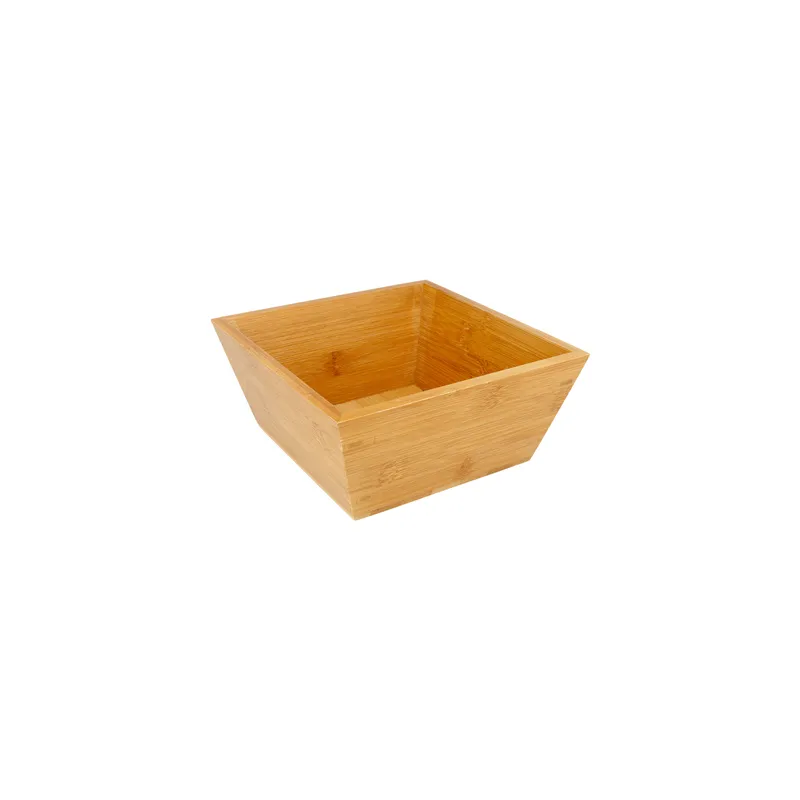 BOL CARRÉ BAMBOO 1400 ML 17,8x17,8x8,3 CM NATUREL BAMBOU (1 UNITÉ) BOL CARRÉ BAMBOO 1400 ML 17,8x17,8x8,3 CM NATUREL BAMBOU (1 UNITÉ)