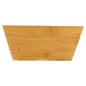 BOL CARRÉ BAMBOO 1400 ML 17,8x17,8x8,3 CM NATUREL BAMBOU (1 UNITÉ) BOL CARRÉ