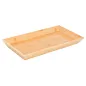 PLATEAU RECTANGULAIRE BAMBOO 36,2x19,1x3,8 CM NATUREL BAMBOU (1 UNITÉ) PLATEAU RECTANGULAIRE