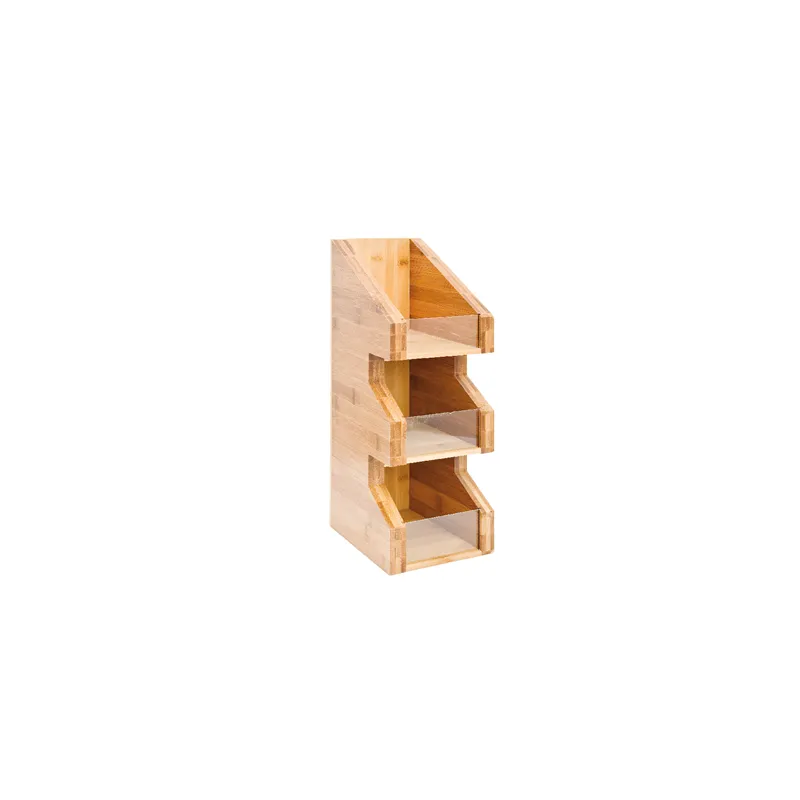 DISTRIBUTEUR CONDIMENTS BAMBOO  15x18x40 CM NATUREL BAMBOU (4 UNITÉ)