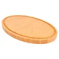 PLATEAU OVALE BAMBOO 30,6x20,4x2 CM BAMBOU (1 UNITÉ) PLATEAU OVALE