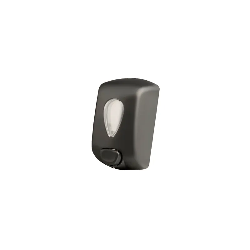 DOSEUR DE SAVON  700 ML 13x9x21 CM NOIR ABS (1 UNITÉ)