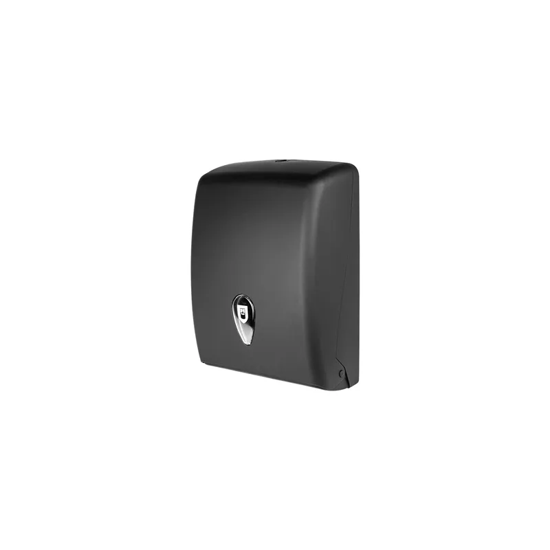 DISTRIBUTEUR POUR ESSUIE-MAINS   27,7x13x37 CM NOIR ABS (1 UNITÉ)