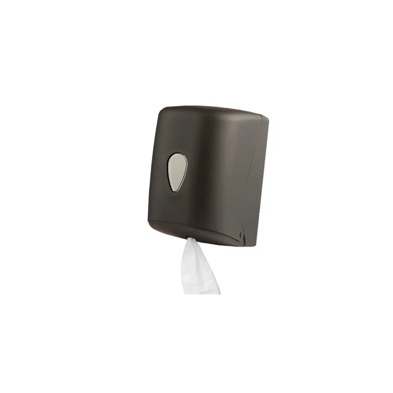 DISTRIBUTEUR ESSUIE-MAINS MAXI BARRIL   24x24x32,5 CM NOIR ABS (1 UNITÉ)