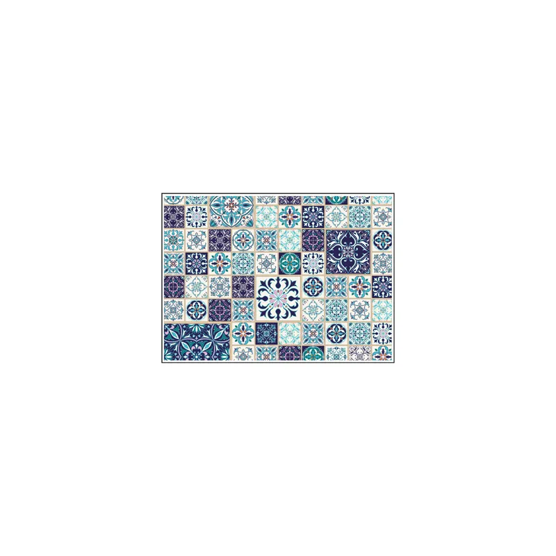 SETS DE TABLE OFFSET 'AZULEJOS' 70 G/M2 31x43 CM QUADRICHROMIE CELLULOSE (2000 UNITÉ)