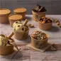 POTS À GLACES FEEL GREEN 70 ML 210 + 18 PE G/M2 Ø6,5x3,9 CM MARRON CARTON (2000 UNITÉ) POTS À GLACES