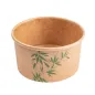 POTS À GLACES FEEL GREEN 90 ML 210 + 18 PE G/M2 Ø7,2x4 CM MARRON CARTON (2000 UNITÉ) POTS À GLACES
