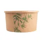 POTS À GLACES FEEL GREEN 90 ML 210 + 18 PE G/M2 Ø7,2x4 CM MARRON CARTON (2000 UNITÉ) POTS À GLACES