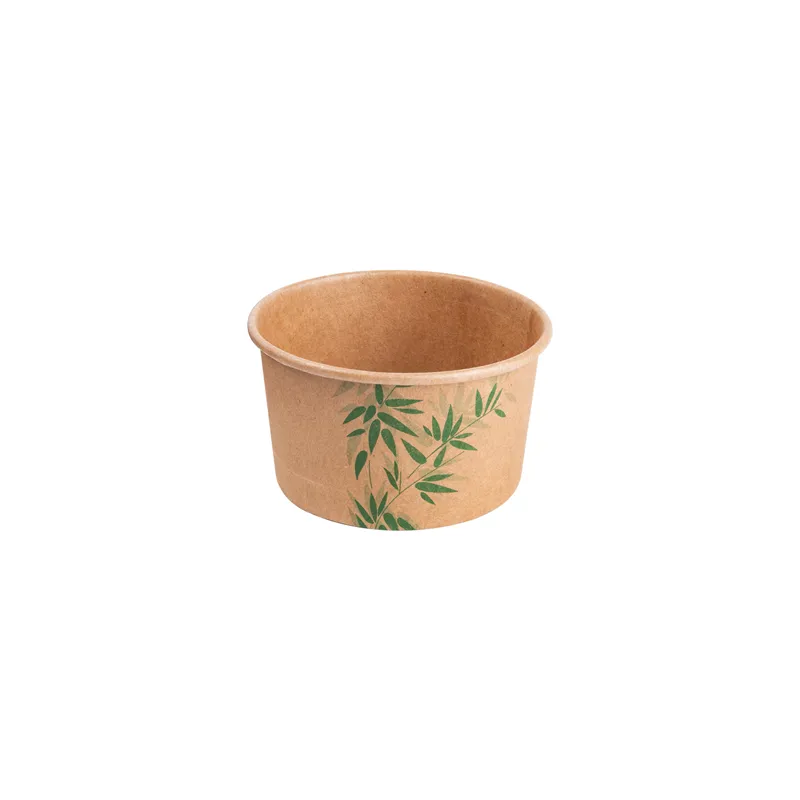 POTS À GLACES FEEL GREEN 180 ML 250 + 18 PE G/M2 Ø8,7x5,2 CM MARRON CARTON (2000 UNITÉ) POTS À GLACES FEEL GREEN 180 ML 250 + 18 PE G/M2 Ø8,7x5,2 CM MARRON CARTON (2000 UNITÉ)