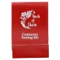 NÉCESSAIRES COUTURE STANDARD 'TOUCH OF CHARM' 4,7x7,1 CM BORDEAUX (200 UNITÉ) NÉCESSAIRES COUTURE STANDARD