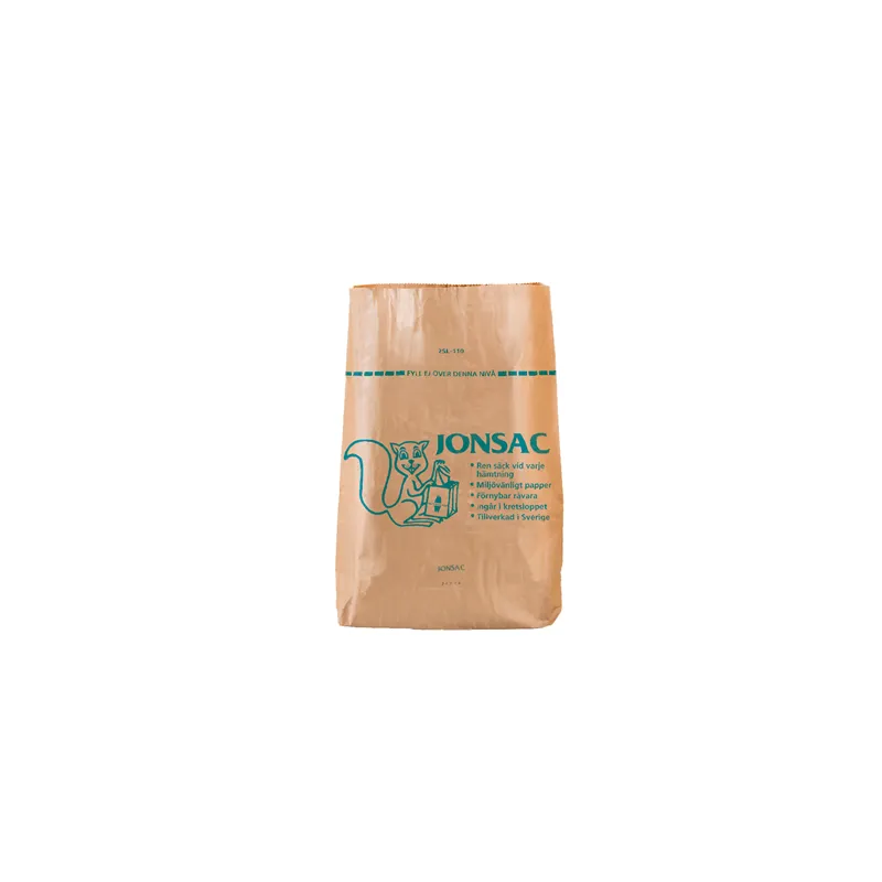 SACS POUBELLE  110 L 2x60 G/M2 70x95x25 CM MARRON KRAFT (50 UNITÉ)