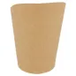 GOBELETS A FRITES OUVERTS FEEL GREEN 9 OZ - 270 ML 200 + 25PE G/M2 Ø7x10,5 CM MARRON CARTON (100 UNITÉ) GOBELETS A FRITES OUVERTS