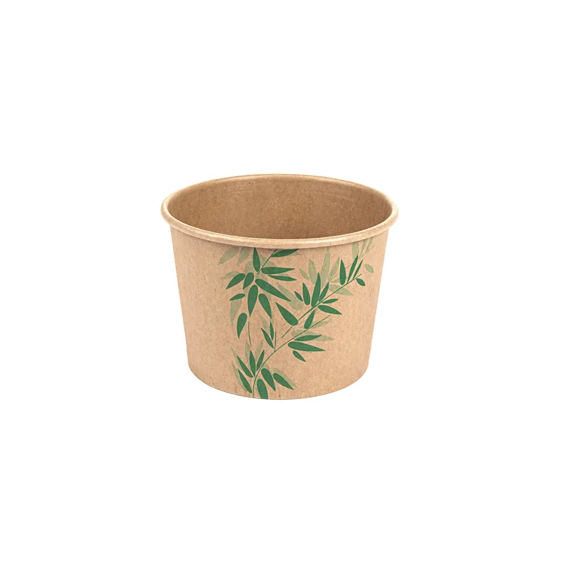POTS FEEL GREEN 500 ML 280 + 18 PE G/M2 Ø11x8,2 CM MARRON KRAFT (500 UNITÉ) POTS FEEL GREEN 500 ML 280 + 18 PE G/M2 Ø11x8,2 CM MARRON KRAFT (500 UNITÉ)