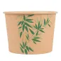 POTS FEEL GREEN 500 ML 280 + 18 PE G/M2 Ø11x8,2 CM MARRON KRAFT (500 UNITÉ) POTS