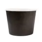 POTS 1000 ML 300 + 18 PE G/M2 Ø13,5x10,4 CM NOIR CARTON (500 UNITÉ) POTS