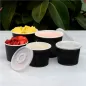 POTS 1000 ML 300 + 18 PE G/M2 Ø13,5x10,4 CM NOIR CARTON (500 UNITÉ) POTS