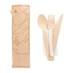 SET 5/1 COUVERTS +SERVIETTE +CURE-DENTS