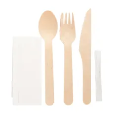 SET 5/1 COUVERTS +SERVIETTE +CURE-DENTS