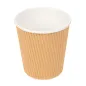 GOBELETS ONDULÉS POUR BOISSONS CHAUDES