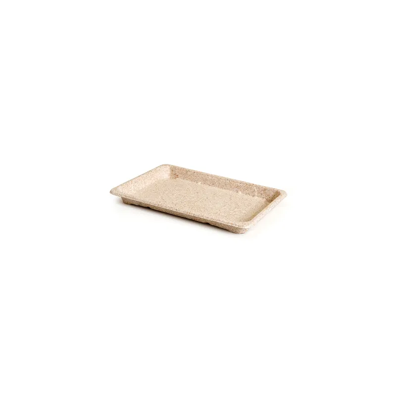 BOÎTES SUSHI BIONIC  23,5x15,5x2 CM NATUREL BAGASSE (800 UNITÉ)