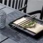 SETS DE TABLE TRAME 45X30 CM NOIR PVC (12 UNITÉ) SETS DE TABLE TRAME