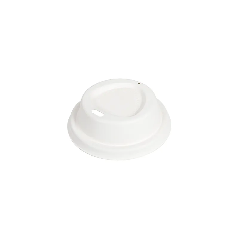 COUVERCLES POUR GOBELETS À CAFÉ 240 ML BIONIC Ø 8 CM BLANC BAGASSE (1000 UNITÉ) COUVERCLES POUR GOBELETS À CAFÉ 240 ML BIONIC Ø 8 CM BLANC BAGASSE (1000 UNITÉ)