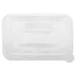 COUVERCLES POUR CODES 221.36-221.37 18,8x12,8x0,9 CM TRANSPARENT PET (600 UNITÉ) COUVERCLES POUR CODES 221.36-221.37