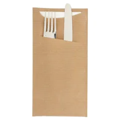 SACS COUVERTS + SERVIETTE