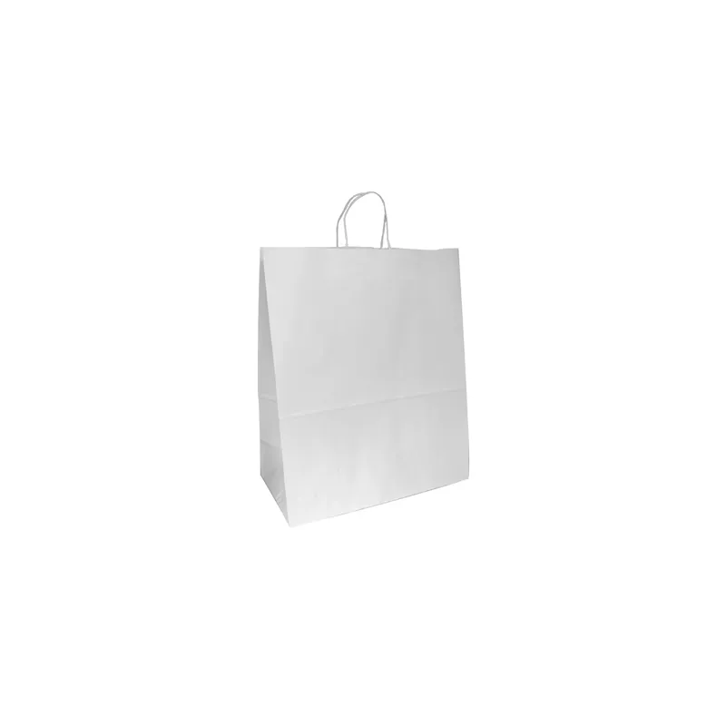 SACS SOS AVEC ANSES  100 G/M2 40+20x48 CM BLANC CELLULOSE (150 UNITÉ)
