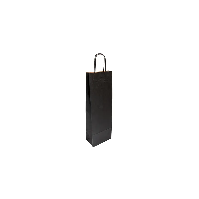 SACS SOS AVEC ANSES 1 BOTEILLE 100 G/M2 14+8x40 CM NOIR KRAFT (250 UNITÉ) SACS SOS AVEC ANSES 1 BOTEILLE 100 G/M2 14+8x40 CM NOIR KRAFT (250 UNITÉ)