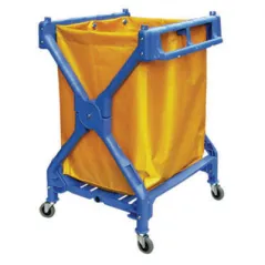 CHARIOT PLIABLE POUR BLANCHISSERIE